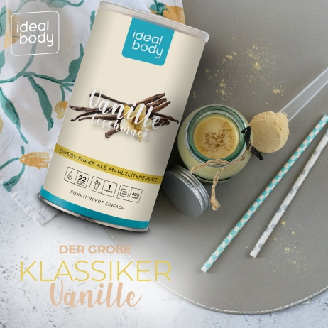 VANILLE IdealBody® Proteinshake-Pulver