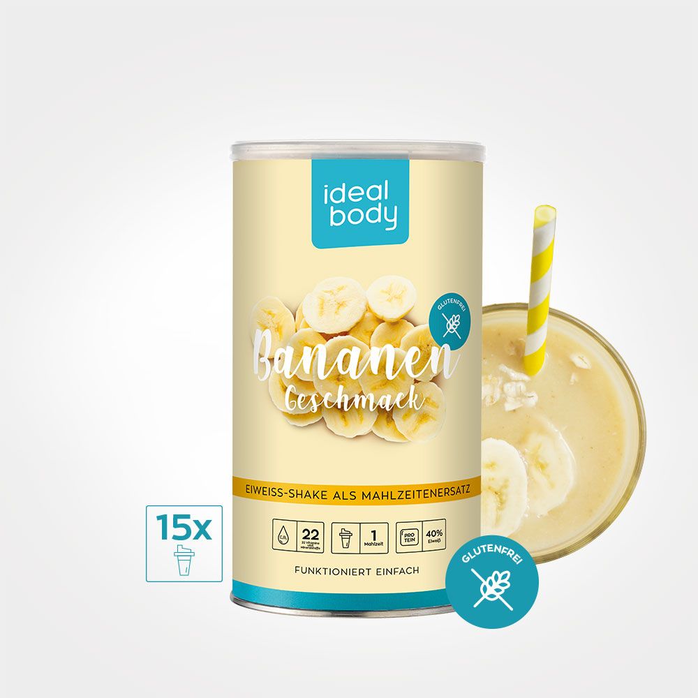 BANANE IdealBody® Proteinshake-Pulver