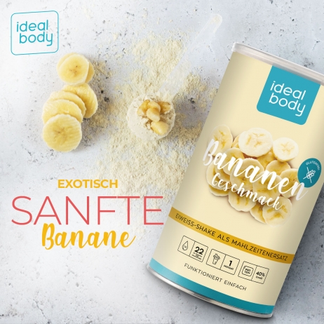 BANANE IdealBody® Proteinshake-Pulver